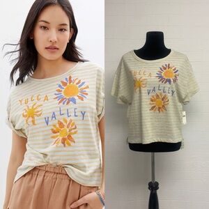 Anthropologie. Pilcro. Yuca Valley. Striped tee